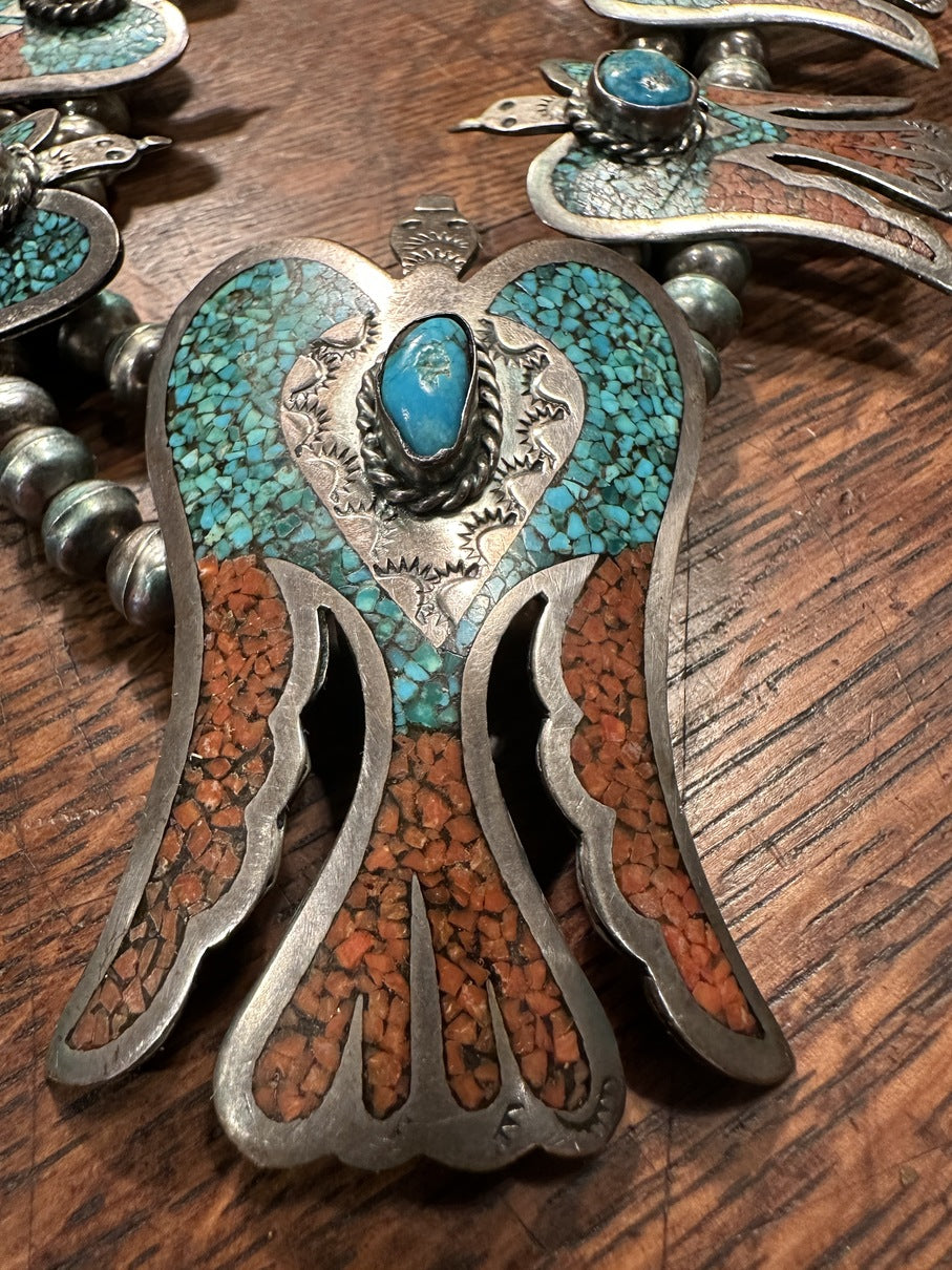 Waterbird Inlay Necklace