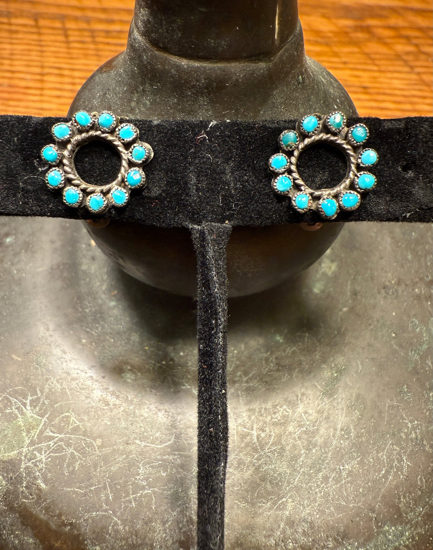Zuni Circle Earrings