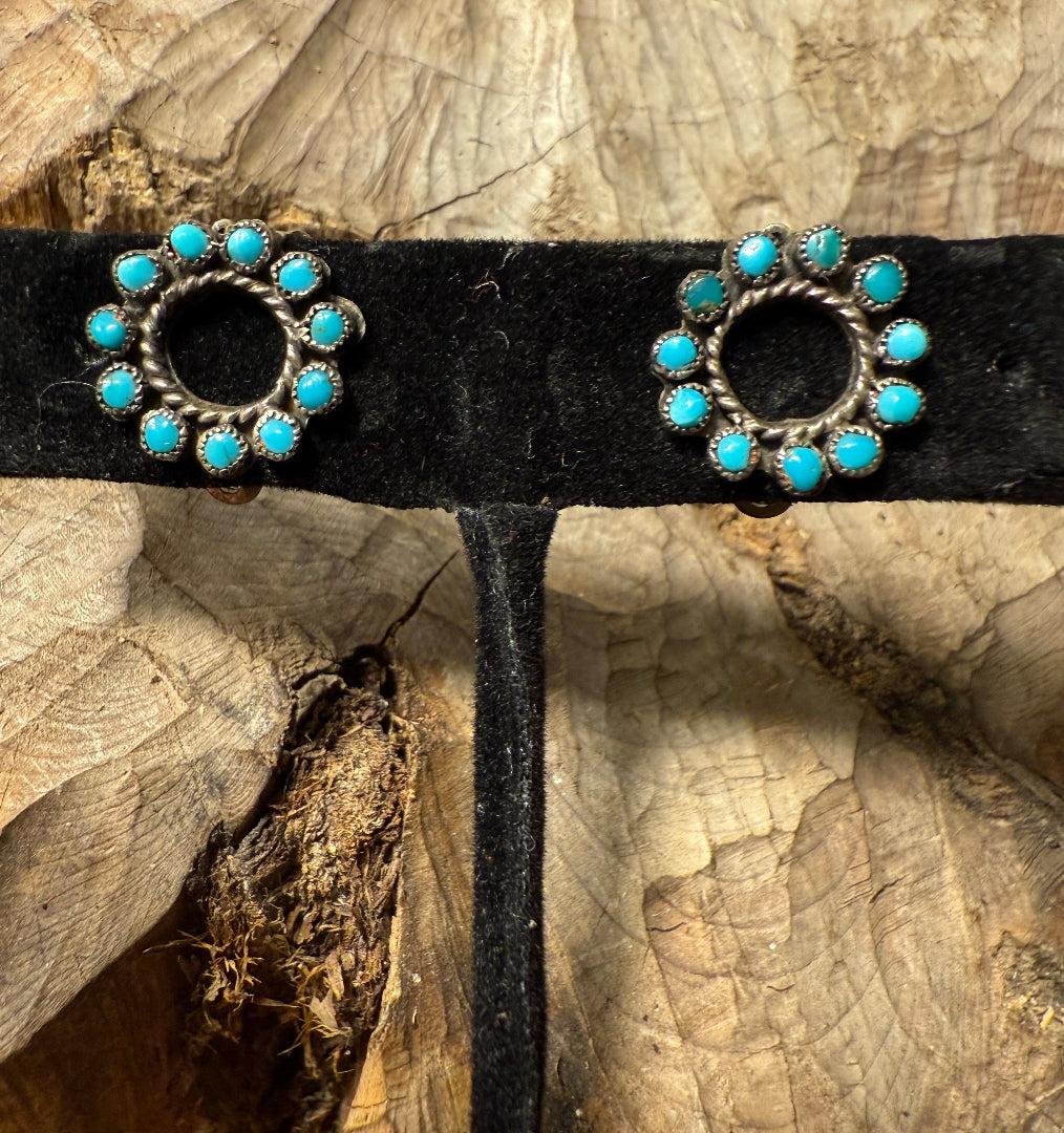 Zuni Circle Earrings