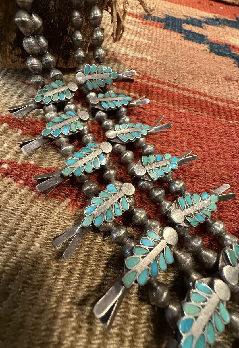 Zuni Cluster Blossom Necklace