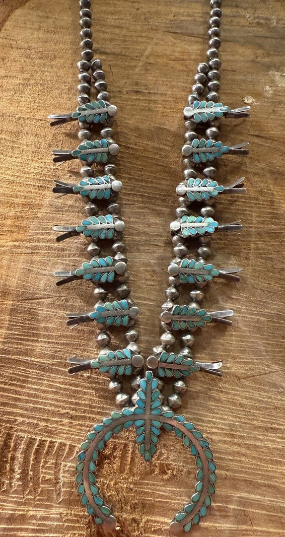 Zuni Cluster Blossom Necklace