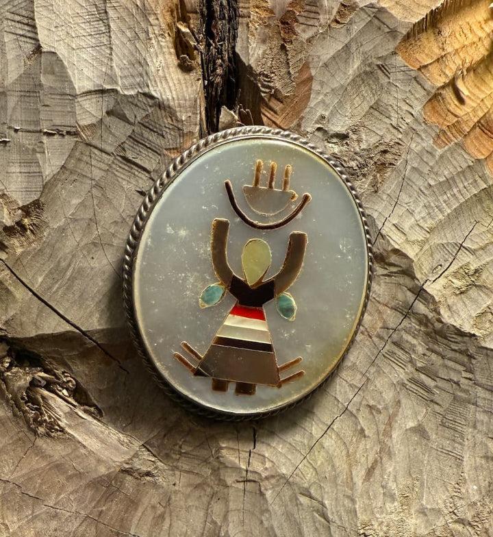 Zuni Dancer Inlay Pendant