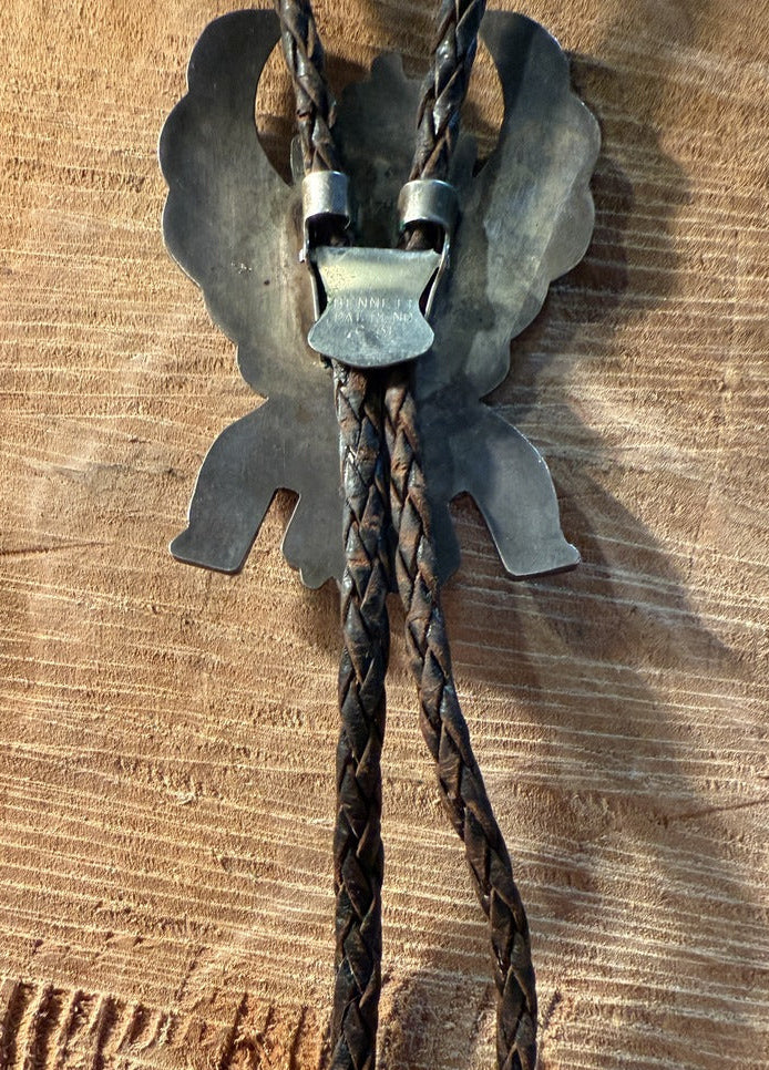 Zuni Inlay Dancer Bolo Tie