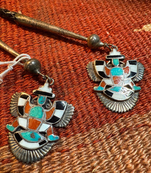 Zuni Knife Wife Bolo Tie w/ Dancer Tips