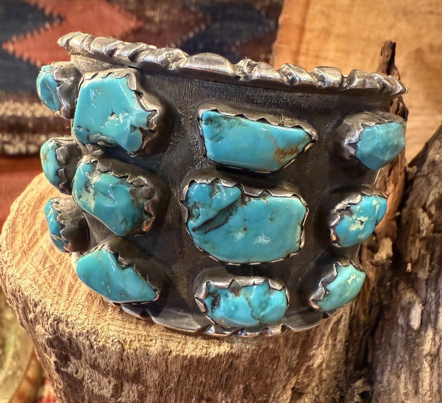 Zuni Massive Turquoise Cuff