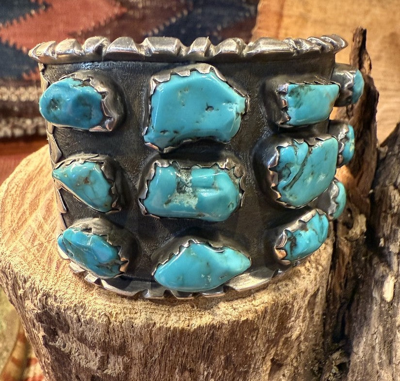 Zuni Massive Turquoise Cuff