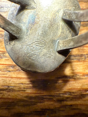 Zuni Morenci Turquoise Ring with Pyrite
