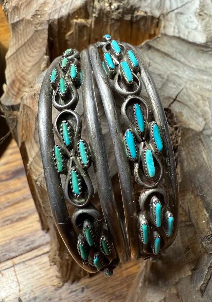 Zuni Needle Point Bangles