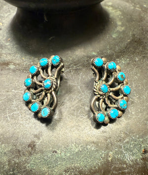 Zuni Snake Eye Earrings