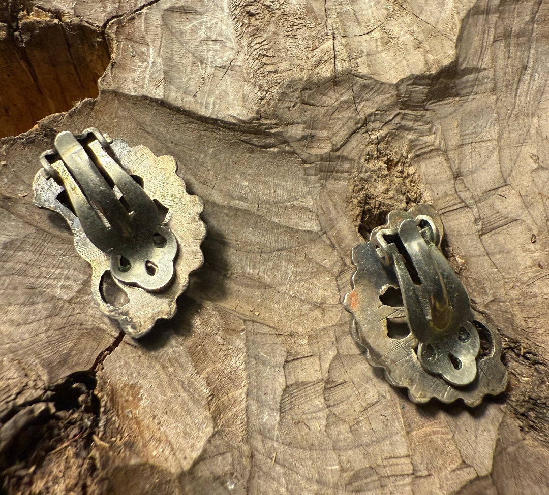 Zuni Snake Eye Earrings