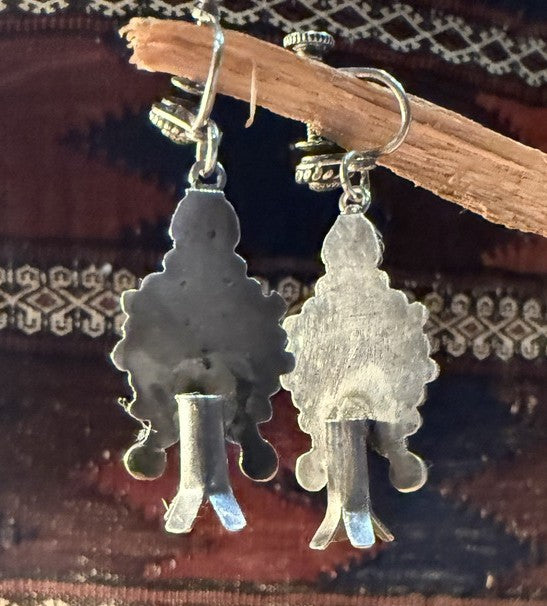 Zuni Turquoise Dangler Earrings