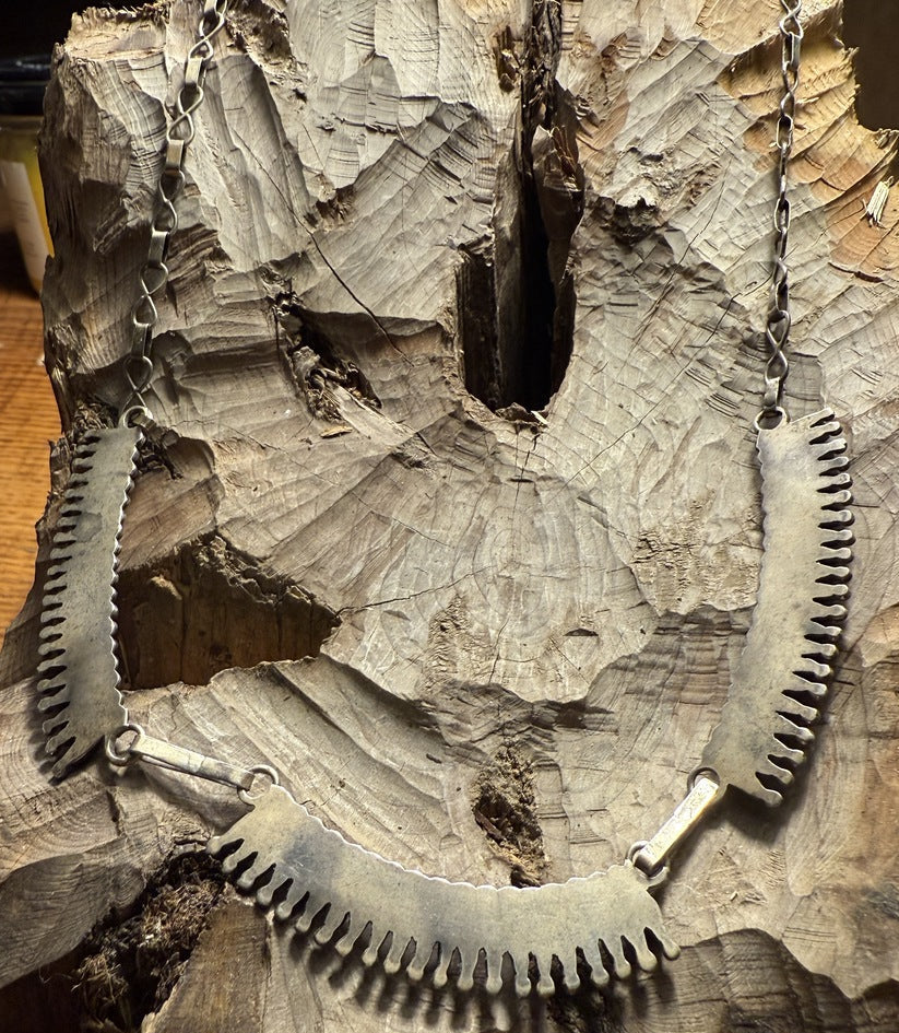 Zuni Turquoise Needlepoint Necklace